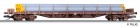 15585 Tillig 4 axle Flat car loaded with pipes